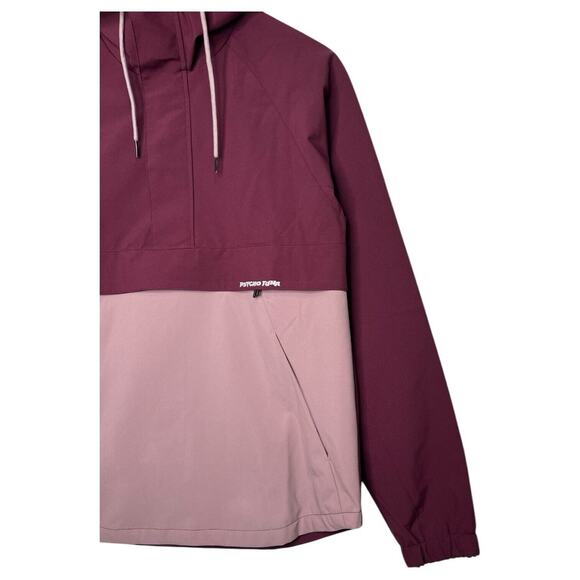 Psycho Tuna Jacket Mens Small Purple Wine Windbreaker Jacket Pull Over Hoodie - Picture 11 of 14